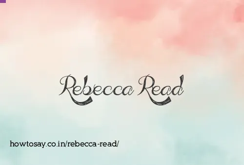 Rebecca Read