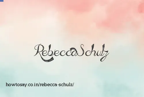 Rebecca Schulz