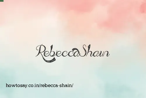 Rebecca Shain