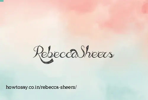 Rebecca Sheers