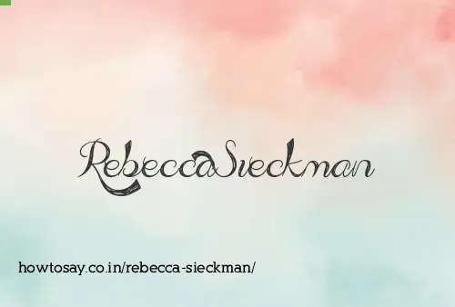 Rebecca Sieckman
