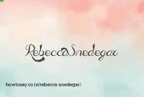Rebecca Snedegar