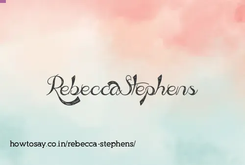 Rebecca Stephens