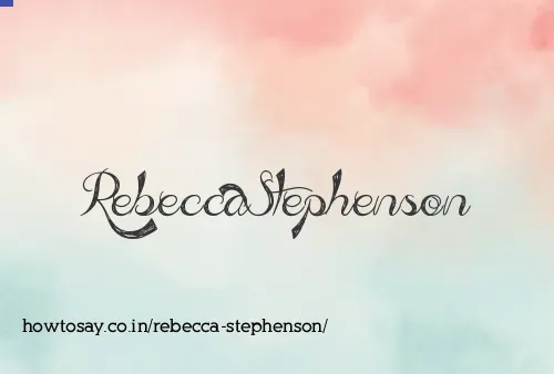 Rebecca Stephenson