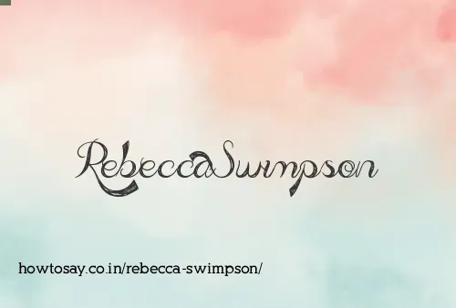 Rebecca Swimpson