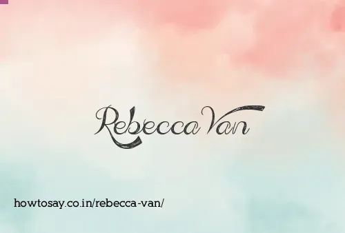 Rebecca Van