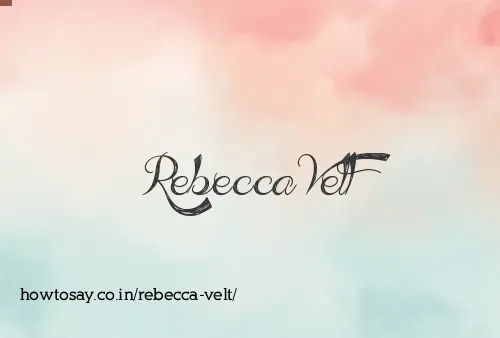 Rebecca Velt