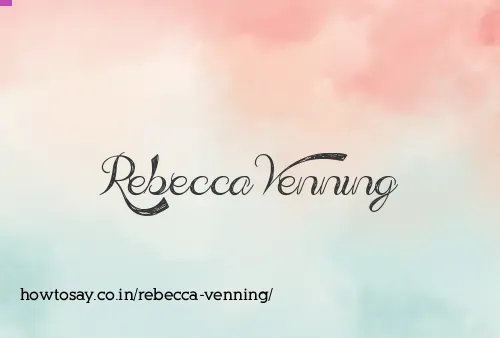 Rebecca Venning