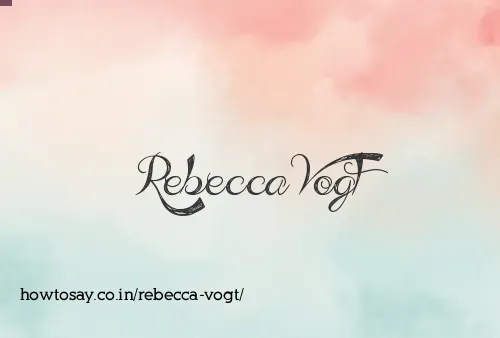 Rebecca Vogt