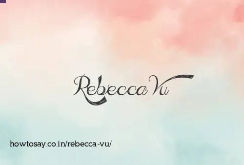 Rebecca Vu