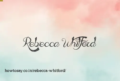 Rebecca Whitford