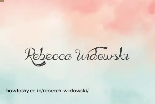 Rebecca Widowski