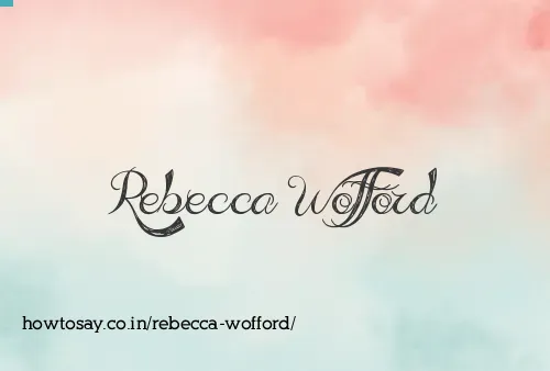 Rebecca Wofford