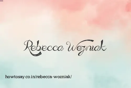 Rebecca Wozniak