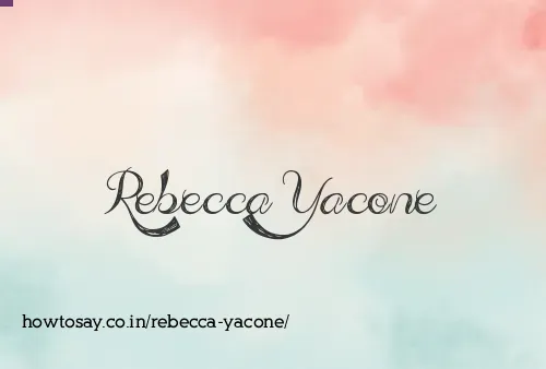 Rebecca Yacone