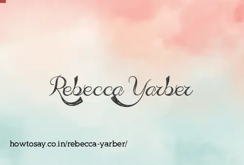 Rebecca Yarber