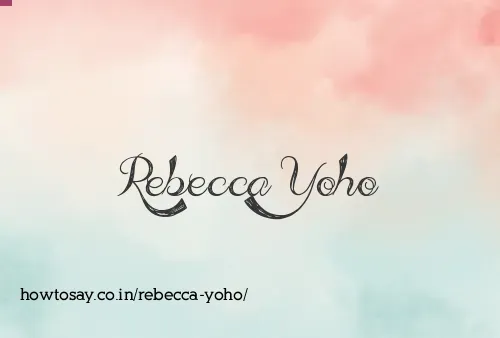 Rebecca Yoho