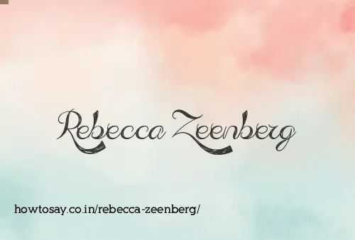 Rebecca Zeenberg
