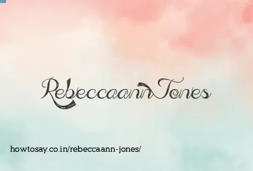 Rebeccaann Jones