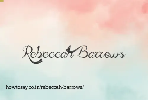 Rebeccah Barrows