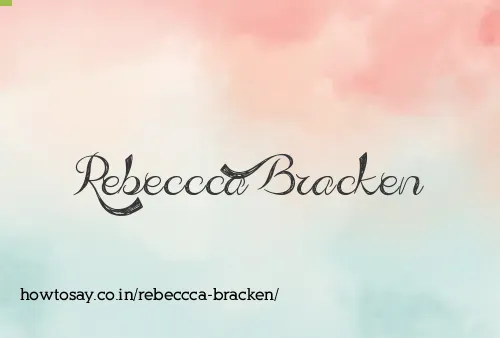Rebeccca Bracken