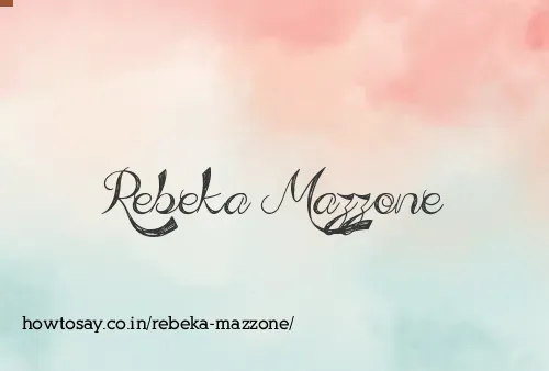 Rebeka Mazzone