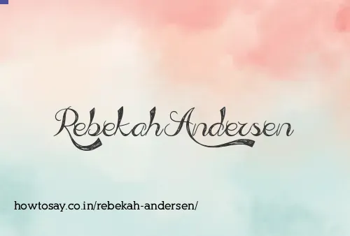 Rebekah Andersen
