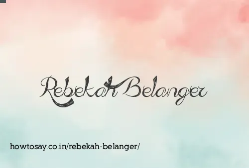 Rebekah Belanger