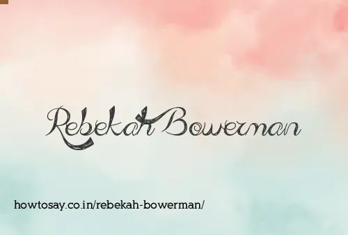 Rebekah Bowerman