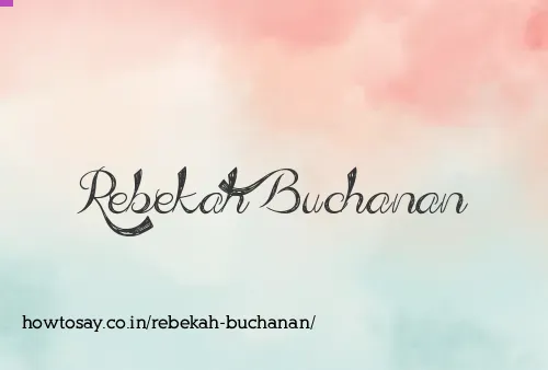 Rebekah Buchanan