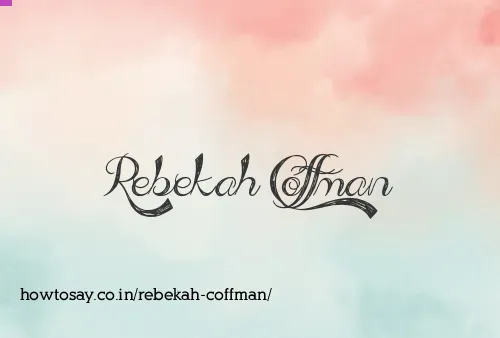 Rebekah Coffman