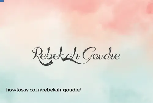 Rebekah Goudie