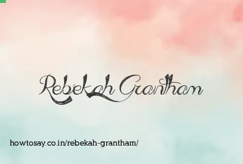 Rebekah Grantham