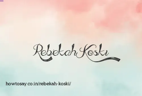Rebekah Koski