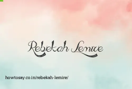 Rebekah Lemire