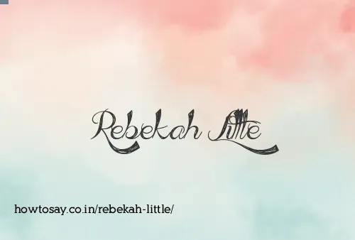 Rebekah Little