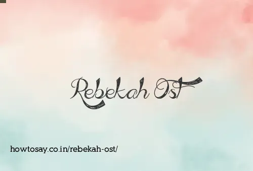 Rebekah Ost