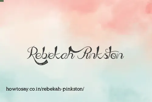 Rebekah Pinkston