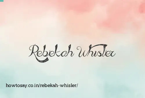 Rebekah Whisler