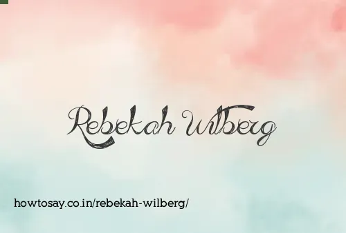 Rebekah Wilberg