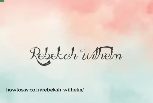 Rebekah Wilhelm