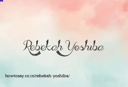 Rebekah Yoshiba