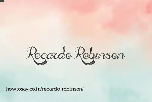 Recardo Robinson