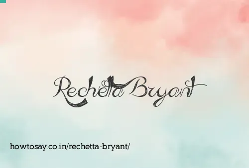 Rechetta Bryant