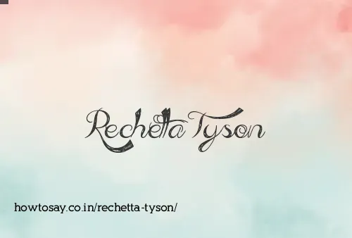 Rechetta Tyson