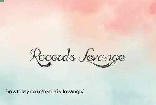 Records Lovango