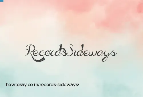 Records Sideways
