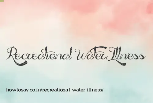Recreational Water Illness