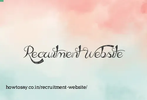 Recruitment Website