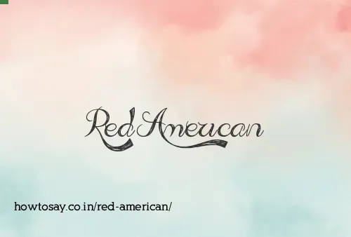 Red American